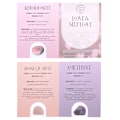 Miniatyrbild 2 av 2: Something Different Love & Self Healing Dekorativ Kristall (3-pack) Multicoloured One Size