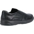 Miniatyrbild 2 av 4: Hush Puppies herr Aaron Slip On lädersko 8 UK svart Black 8 UK