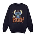 Disney Dam/Kvinnor Lilo & Stitch Boo! Sweatshirt M Marinblå Navy Blue M