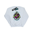 Miniatyrbild 1 av 5: Harry Potter Pojkar Neon Hogwarts Crest Sweatshirt 7-8 År Vit White 7-8 Years