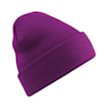 Miniatyrbild 1 av 2: Beechfield Soft Feel Knitted Winter Hat One Size Magenta Magenta One Size