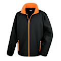 Miniatyrbild 1 av 2: Result Core Mens Printable Soft Shell Jacket 4XL Svart/Orange Black/Orange 4XL