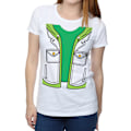 Miniatyrbild 3 av 5: Big Bang Theory Damkläder/Dam Leonard Hofstadter Kostym Bomull White XL