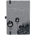 Miniatyrbild 2 av 6: Nightmare Before Christmas Moonlight Madness A5 Notebook A5 Grå/Svart Grey/Black A5