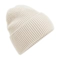Miniatyrbild 1 av 2: Beechfield Unisex Vuxen Cuffed Oversized Beanie One Size Havregryn Oatmeal One Size