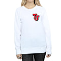 Miniatyrbild 3 av 5: Tom And Jerry Damkläder/Dam Collegiate Logo Sweatshirt L Vit White L
