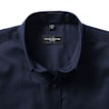 Miniatyrbild 5 av 6: Russell Collection Herrskjorta Långärmad Easy Care Oxford 15.5 Bright Navy 15.5inch