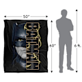 Miniatyrbild 5 av 6: The Flash Headshot Batman Filt En Storlek Flerfärgad Multicoloured One Size