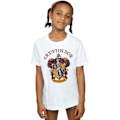 Miniatyrbild 2 av 6: Harry Potter T-shirt i bomull för flickor, Gryffindor, 7-8 år, vit White 7-8 Years