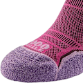 Miniatyrbild 2 av 3: 1000 Mile Womens/Ladies Run Socks (2-pack) M Rosa/Lavendel Pink/Lavender M