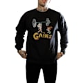Miniatyrbild 3 av 5: The Flintstones Mens Bam Bam Gains Distressed Sweatshirt 3XL Svart Black 3XL
