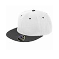 Miniatyrbild 1 av 2: Result Unisex Core Bronx Original Flat Peak Snapback Dual Colou White/Black One Size