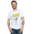 Miniatyrbild 2 av 3: DC Comics The Flash Mono Action Pose T-shirt för män, 4XL, vit White 4XL