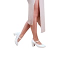 Miniatyrbild 2 av 3: Var kommer det ifrån Dam/Dam Araceli Extra Extra Wide Block White 4 UK