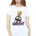 Miniatyrbild 3 av 4: Guardians Of The Galaxy Dam/Damer Groot Kassett Bomull Pojkvän White L