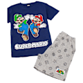 Miniatyrbild 5 av 5: Super Mario Boys Short Pyjama Set 9-10 år Marinblå/Grå Navy/Grey 9-10 Years