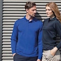 Miniatyrbild 3 av 3: Henbury Coolplus Moisture Wicking Långärmad Poloskjorta X för Herr Royal XS