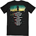 Miniatyrbild 2 av 2: Alice Cooper Unisex Vuxen Road Track List Bomull Baktryck T-S Black M