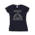 Miniatyrbild 1 av 3: Game Of Thrones: House Of The Dragon Dam/Dam Throne Text Navy Blue M