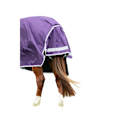 Miniatyrbild 2 av 3: Shires Highlander Original 100 Combo Neck Hästtäcke Utedäck 7´ Plum 7´ 3