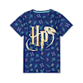 Miniatyrbild 2 av 4: Harry Potter Pyjamas för barn/ungdomar, kort modell, 9-10 år, blå Blue 9-10 Years