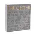 Miniatyrbild 1 av 3: Thoughts of You Minnesplakett - Dotter One Size Grå Grey One Size