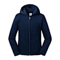 Miniatyrbild 1 av 3: Russell Kids/Childrens Authentic Zip Hooded Sweatshirt 5-6 år French Navy 5-6 Years