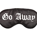 Miniatyrbild 3 av 3: Something Different Go Away Gothic Satin Sleep Mask One Size Bl Black One Size