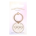 Miniatyrbild 3 av 3: Something Different 999 Ängelnummer Nyckelring One Size Cream/Gol Cream/Gold One Size