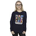 Miniatyrbild 2 av 4: Guardians Of The Galaxy Dam/Damer Karaktär Rutor Sweatshirt Navy Blue XL
