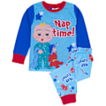 Miniatyrbild 1 av 3: Cocomelon Pojkar Nap Time Långärmad Pyjamas Set 12-18 Månader Blå Blue/Red 12-18 Months
