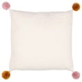 Miniatyrbild 2 av 4: Furn Ready Set Snow Pom Pom Kuddeöverdrag 43cm x 43cm Flerfärgad Multicoloured 43cm x 43cm