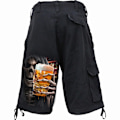 Miniatyrbild 2 av 3: Spiral Direct Unisex Live Loud Cargo Shorts S Svart Black S