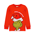 Miniatyrbild 2 av 5: The Grinch Barn/Barnkläder Åtsittande Julpyjamas Set 5-6 År Red/Green/White 5-6 Years