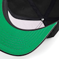 Miniatyrbild 2 av 2: Beechfield Unisex Original Flat Peak Snapback Cap One Size Blac Black/Black One Size
