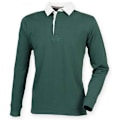 Miniatyrbild 1 av 3: Front Row Premium Rugby Shirt M Bottle Green för män Bottle Green M