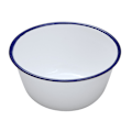 Miniatyrbild 1 av 2: Nimbus emaljerad puddingform 10 cm vit/blå White/Blue 10cm