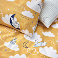 Miniatyrbild 6 av 6: Peter Rabbit Sleepy Head Påslakanset Enkelsäng Ockra Ochre Single