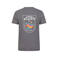 Miniatyrbild 2 av 3: Mountain Warehouse Mens Discover Oban Bomull T-shirt XS Grå Grey XS