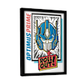 Miniatyrbild 2 av 3: Transformers Roll Out Optimus Prime Inramad Poster 40cm x 30cm M Multicoloured 40cm x 30cm