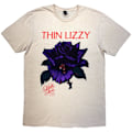 Miniatyrbild 1 av 2: Thin Lizzy Unisex Vuxen Black Rose Låtlista T-Shirt XL Natura Natural XL