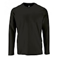 Miniatyrbild 1 av 3: SOLS Imperial Långärmad T-shirt för Män 4XL Deep Black Deep Black 4XL