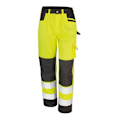 Miniatyrbild 1 av 2: SAFE-GUARD by Result Unisex Vuxen Hi-Vis Cargo Byxor XS Fluo Fluorescent Yellow XS