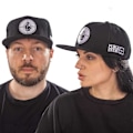 Miniatyrbild 4 av 4: Public Enemy Unisex Vuxen Target Snapback Cap One Size Svart Black One Size