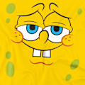 Miniatyrbild 4 av 5: SvampBob Fyrkant Herr T-shirt Med Självsäkert Ansikte 4XL Gul Yellow 4XL