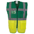 Miniatyrbild 1 av 3: Yoko Unisex Adult Executive Hi-Vis Väst M Paramedic Grön/ Paramedic Green/Yellow M