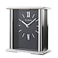Miniatyrbild 3 av 6: Wm.Widdop Silver Mantel Clock Marinblå Urtavla En Storlek En Färg One Colour One Size