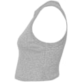 Miniatyrbild 3 av 3: Bella + Canvas Dam Muscle Micro-Rib Klippt Väst Topp Athletic Heather Grey XL