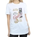 Miniatyrbild 3 av 5: Cinderella Dam/Dam Poster Bomull Boyfriend T-Shirt S Vit White S