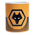 Miniatyrbild 2 av 3: Wolverhampton Wanderers FC Linjär Keramisk Mugg En Storlek Gul/Svart Yellow/Black One Size